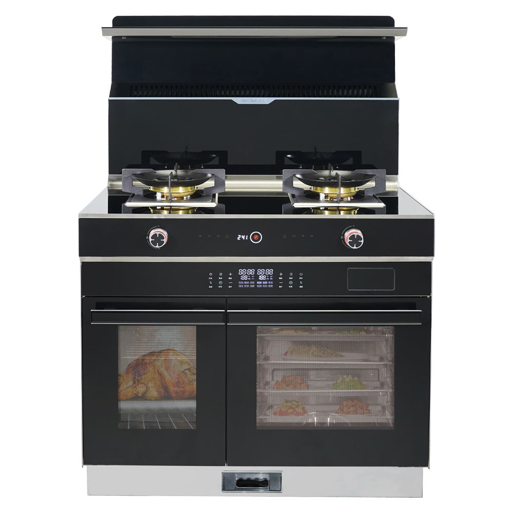 Elektrische kachels Gas geïntegreerde oven ingebouwde range kap